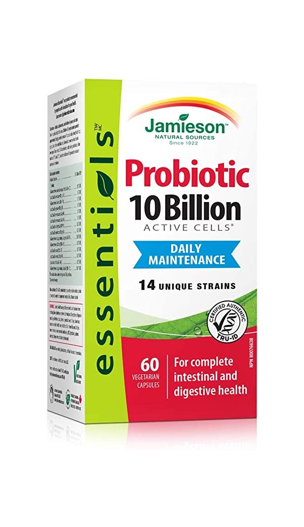 자미에슨 프로바이오틱스 100억 유산균 Jamieson Probiotic 10 Billion 60정