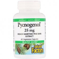 네추럴팩터스 피크노제놀 Natural Factors Pycnogenol 25mg 60캡슐