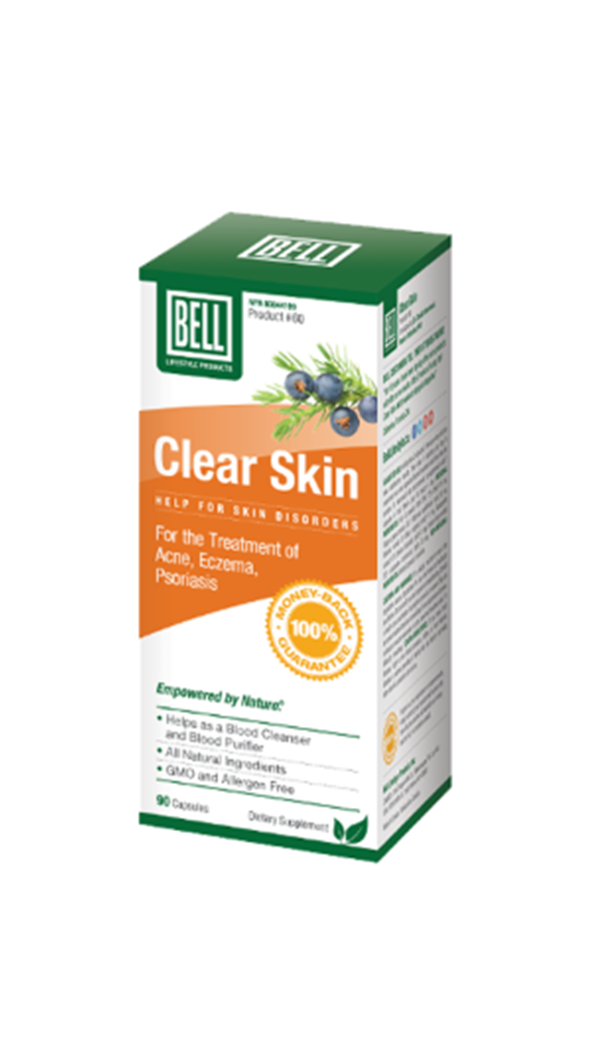 클리어 스킨 여드름 습진 건선 피부치료 Bell Lifestyle Clear Skin 90정